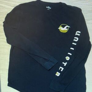 Hollister Navy Long Sleeve Shirt